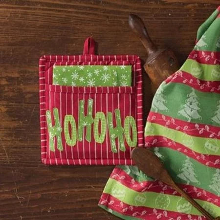 HOLIDAY DISH TOWEL/POT HOLDER SET