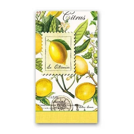 MDW LEMON BASIL HOSTESS NAPKIN