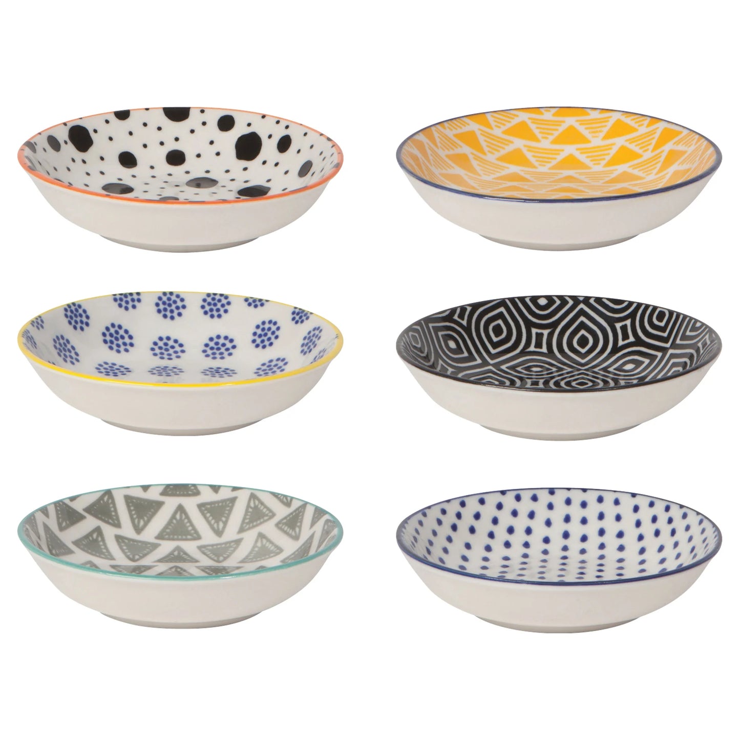 PINCH BOWL BITS & DOTS MULTI SET/6