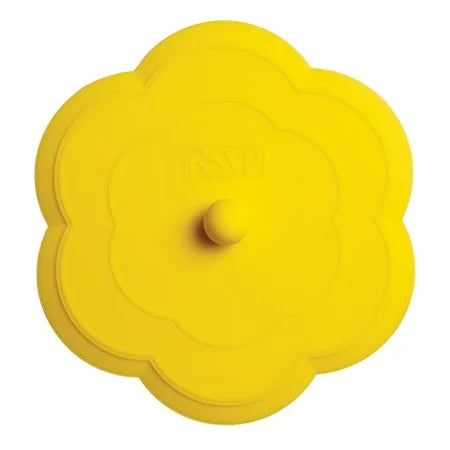 FLOWER SINK STOPPER YEL