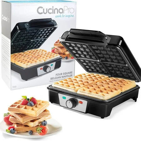 CLASSIC BELGIAN FOUR SQUARE WAFFLER