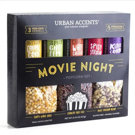 MOVIE NIGHT POPCORN SET