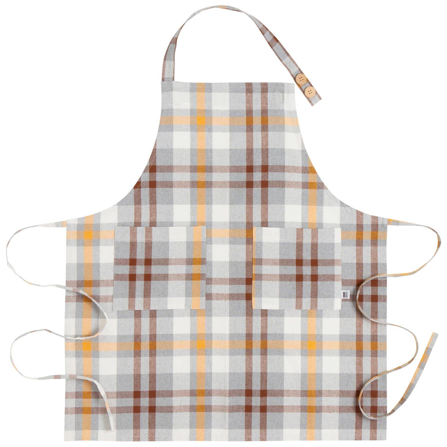 Recycled Cotton 2nd Spin Maize Spruce Apron