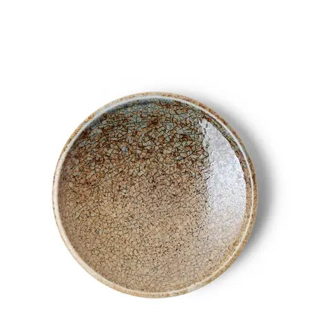 ASIAN DISH BLUE SAND CRACKLE 4"