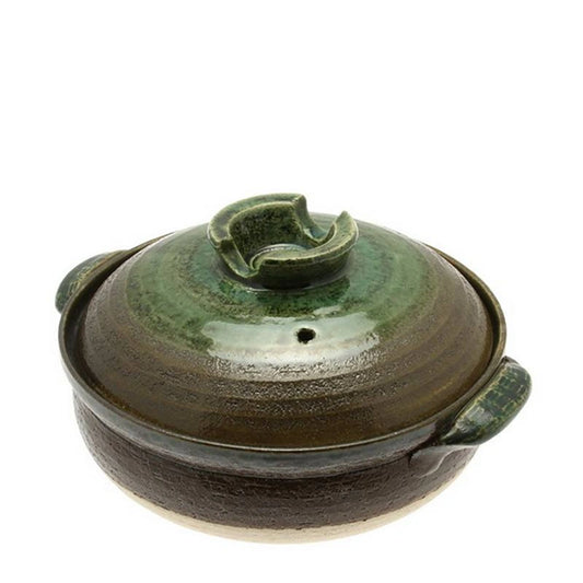 DONABE CASSEROLE EARTH GREEN 9.75"