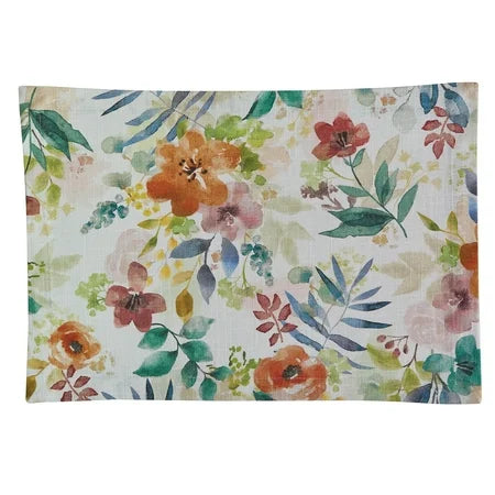 AMBER FLORAL PRINTED PLACEMAT