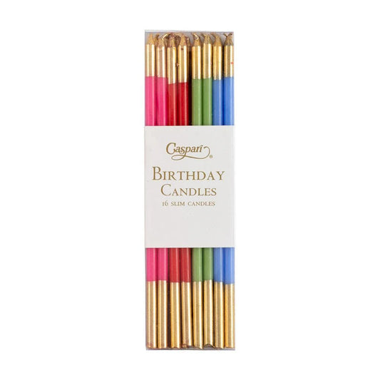 BIRTHDAY CANDLES SLIM BRIGHTS