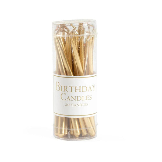 BIRTHDAY CANDLES GOLD