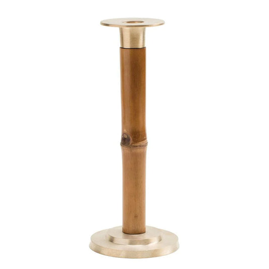 BAMBOO CANDLE PILLAR 10"