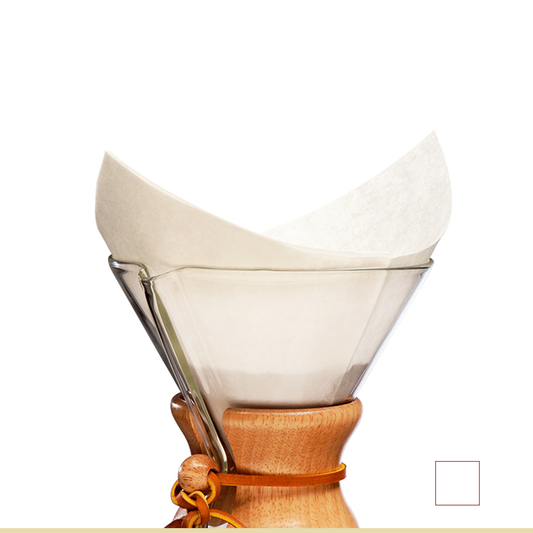 CHEMEX NATURAL FILTER SQUARES 6-13 CUP 100CT