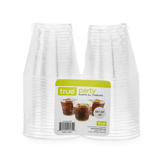 PLASTIC TUMBLER 5 OZ 40PK