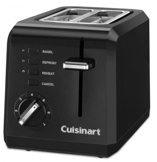 CUISINART TOASTER 2-SLICE BLK