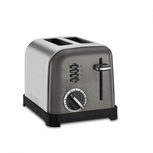 CUISINART CLASSIC 2-SLICE TOASTER BLACK STAINLESS