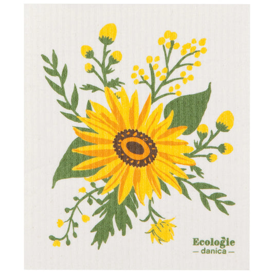 SWEDISH SPONGE CLOTH SUNFLOWER SPLENDOR