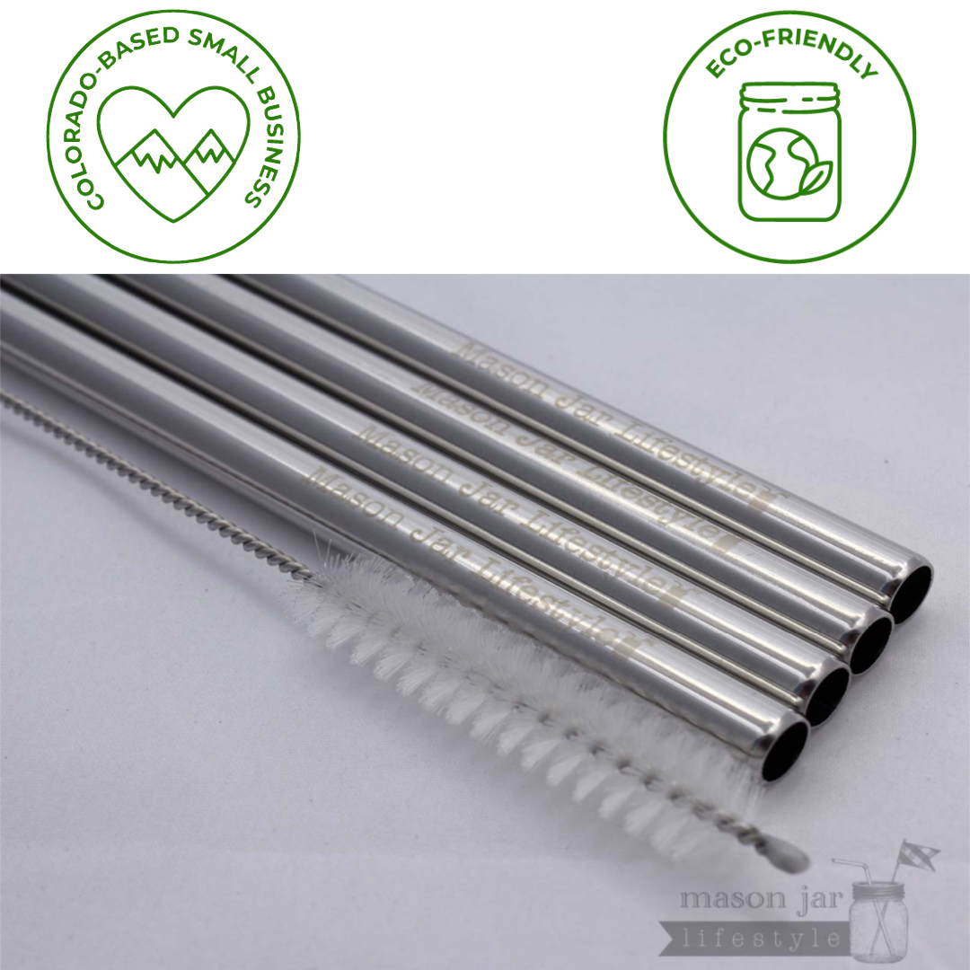 Straw Cleaner for Stainless Steel, Glass, and Plastic Straws: Long / Thick