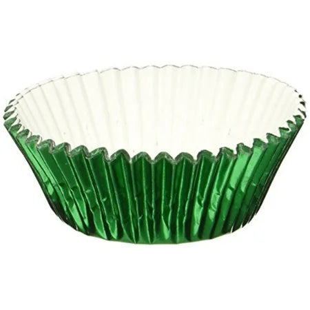 BAKING CUPS GREEN FOIL