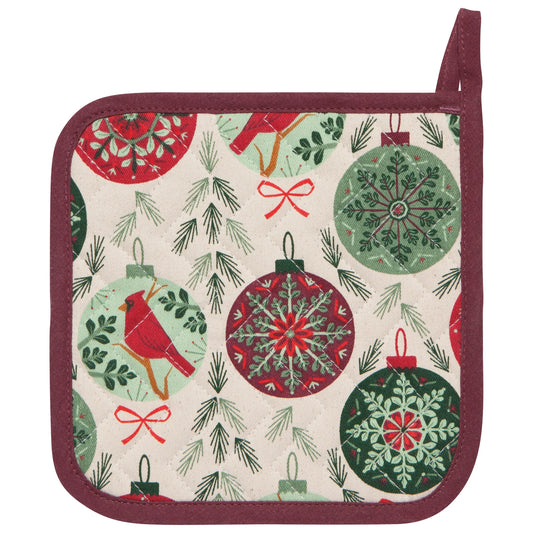 POTHOLDER GOOD TIDINGS