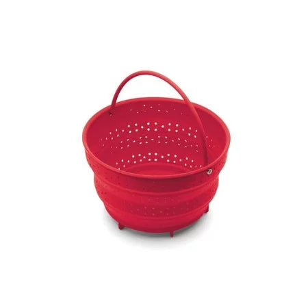 SILICONE STEAMER 6 QT RED