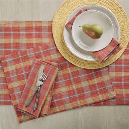 ARDEN PLACEMAT SET 12 RED/YEL