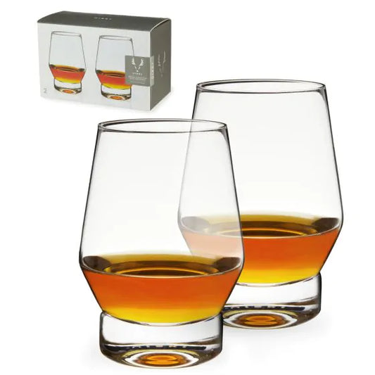 VISKI WHISKEY GLASSES S/2