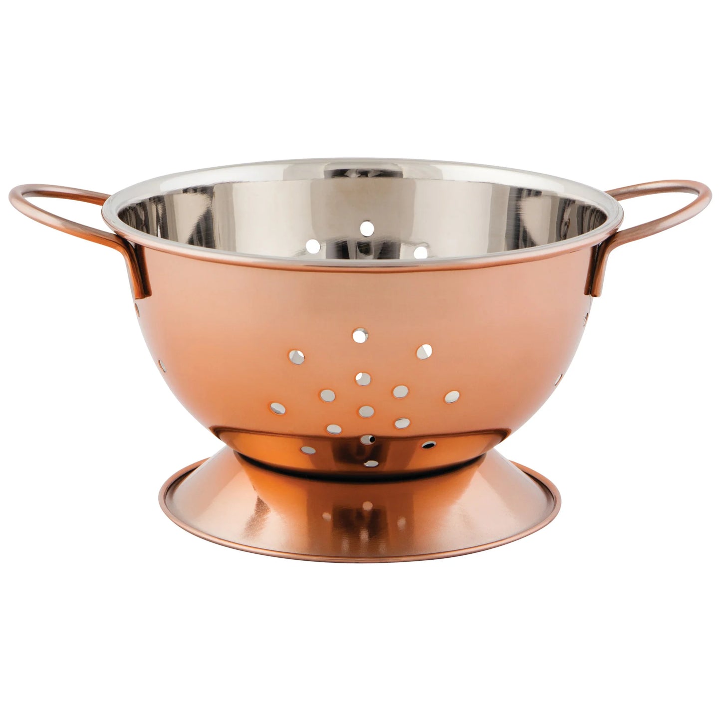 STEEL COLANDER ROSE GOLD SM