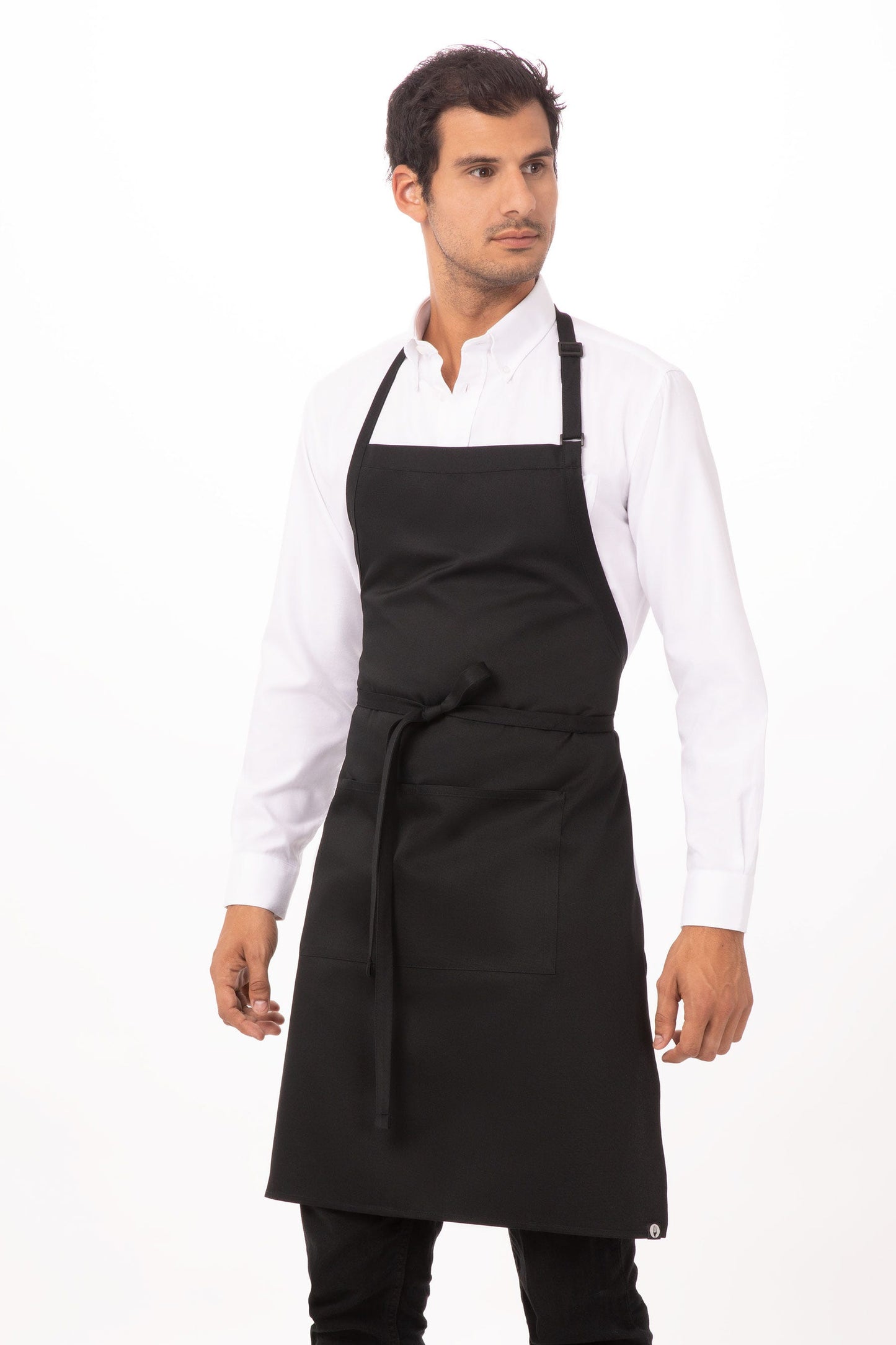 APRON BUTCHER BIB BLACK