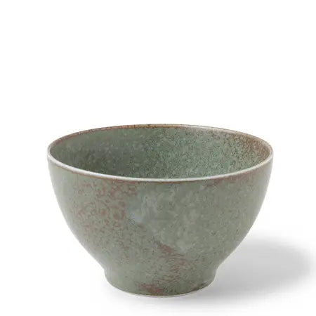 ASIAN CAFE BOWL TERRA GREEN ROCK 5"