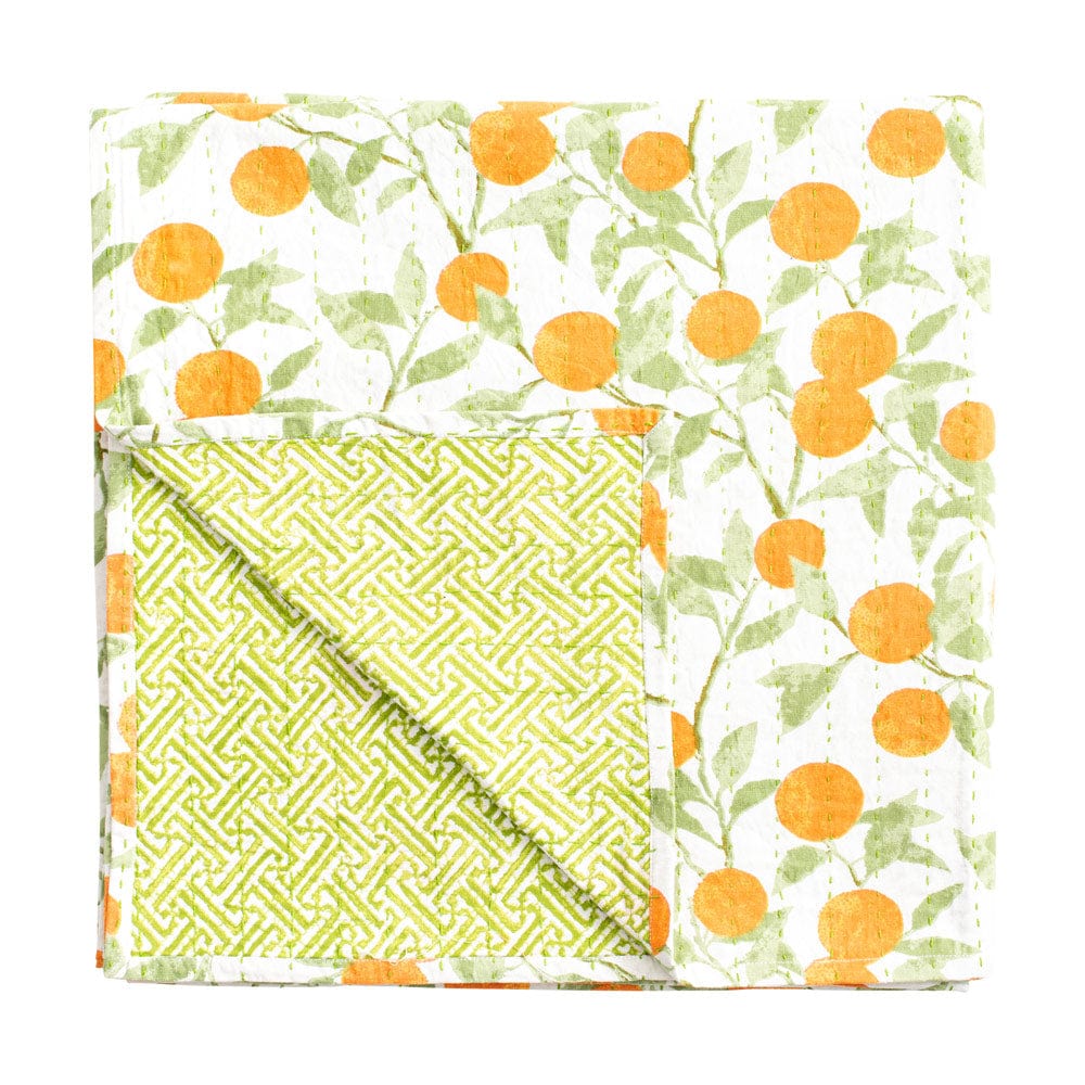 TABLECLOTH 70.5X70.5" ORANGE GROVE