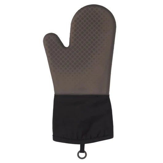 SILICONE OVEN MITT BLK