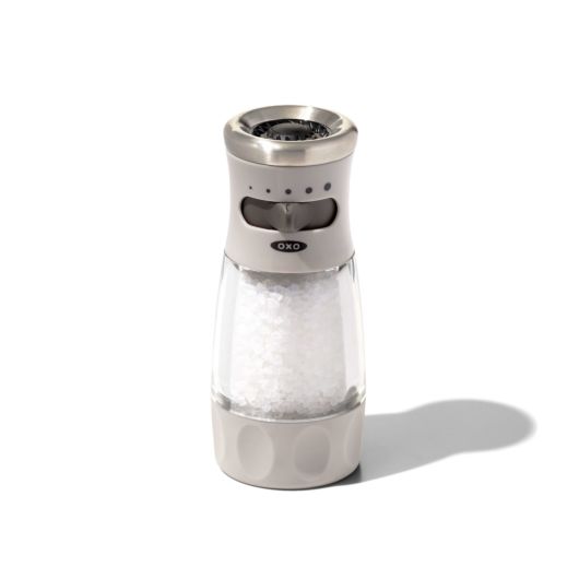 OXO GG CONTOURED MESS-FREE SALT GRINDER - GRAY