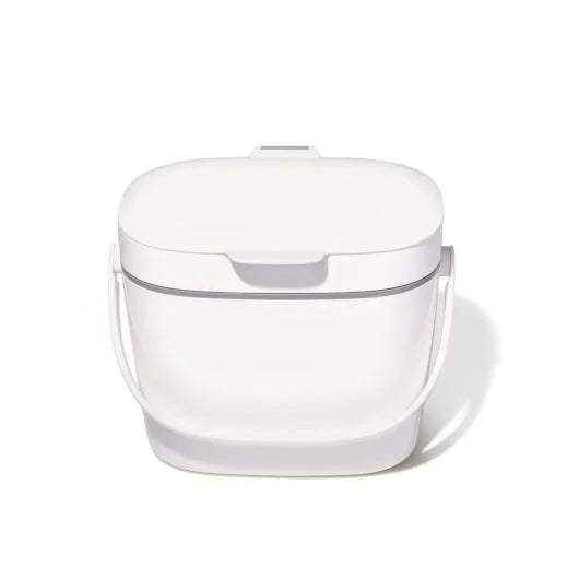 OXO COMPOST BIN 1.75 GAL WHT