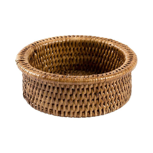 RATTAN WINE BOTTLE HOLDER NATURAL