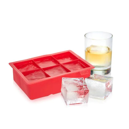 COLOSSAL ICE CUBE TRAY RED