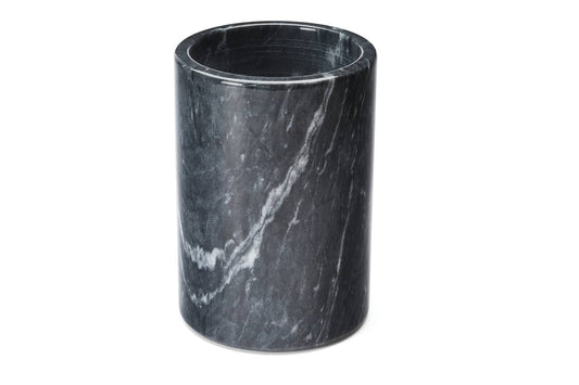 MARBLE UTENSIL HOLDER- BLACK