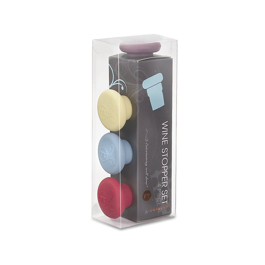 SILICONE WINE STOPPERS 4 PACK