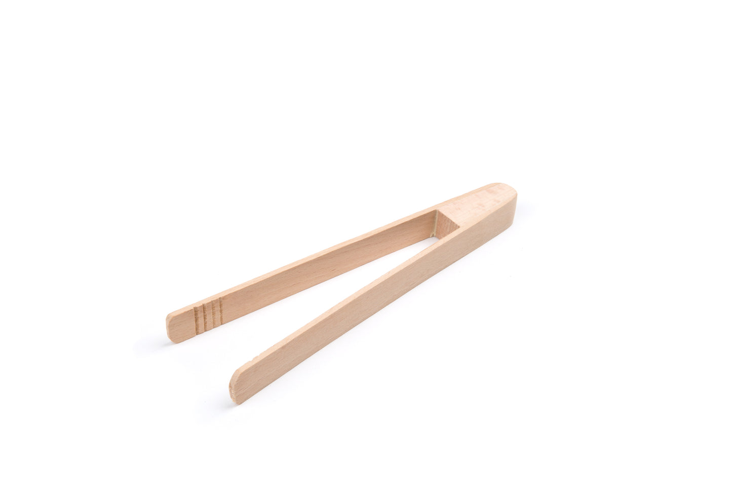 TOASTER TONGS 8" WOOD