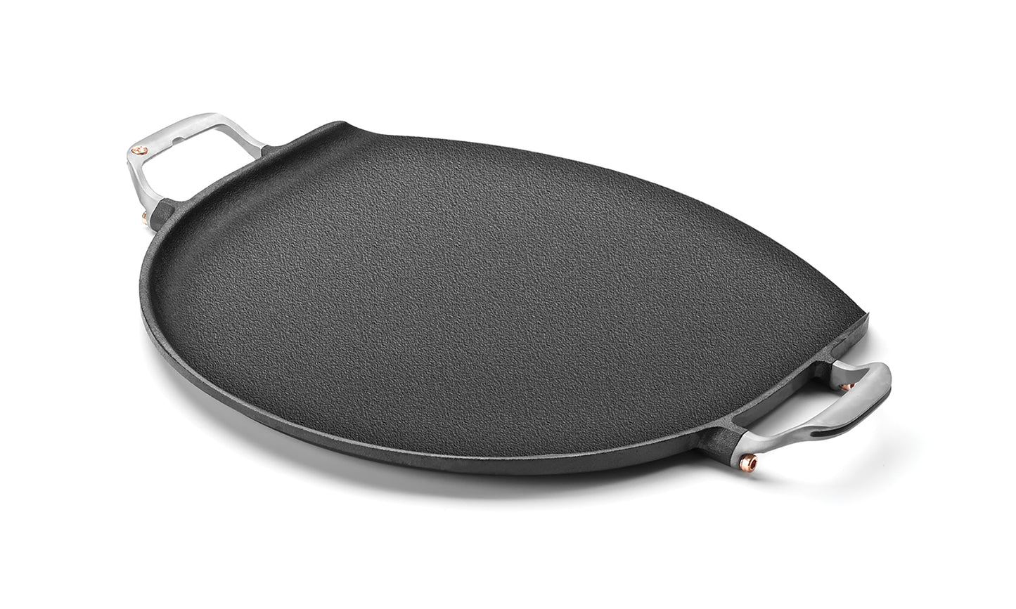 OUTSET PIZZA IRON 14" WITH HANDLES