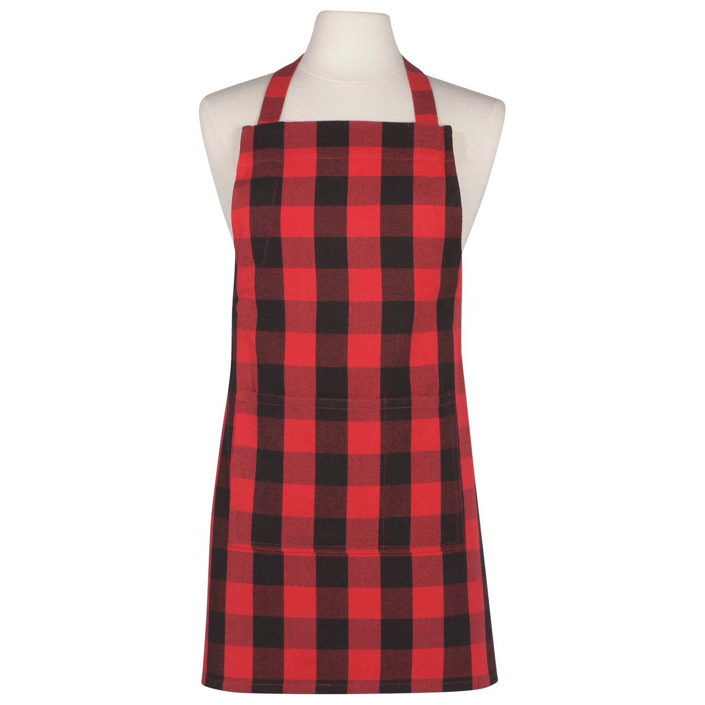 PETITE APRON BUFFALO CHECK