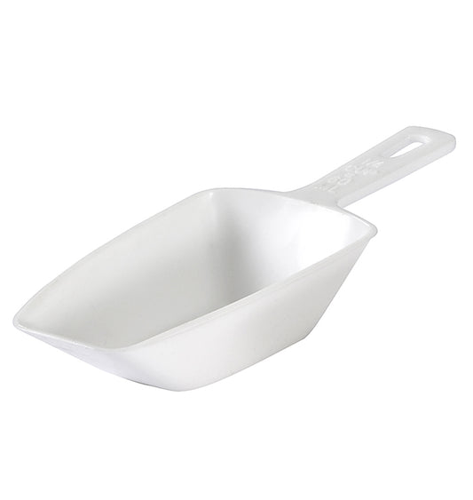 PLASTIC SCOOP 1/4 CUP WHT