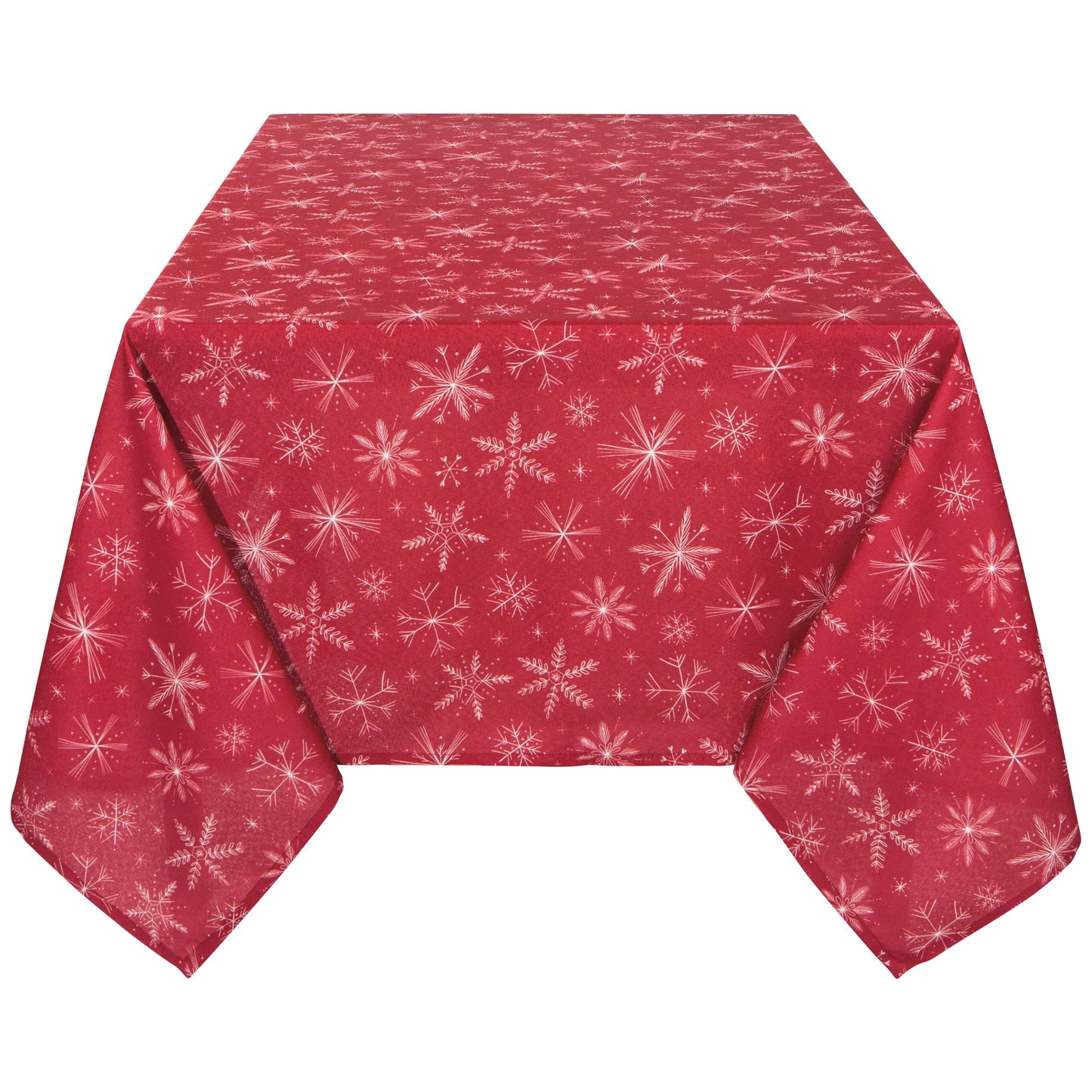 TABLECLOTH SNOWFLAKES 60X90"