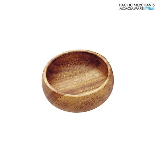 ACACIAWARE ROUND CALABASH BOWL 4"X 1.5"