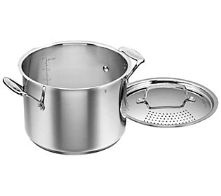 CHEFS CLASSIC STOCKPOT W/STRAINING LID 6 QT