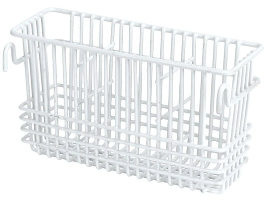 CUTLERY BASKET CHROME WHT