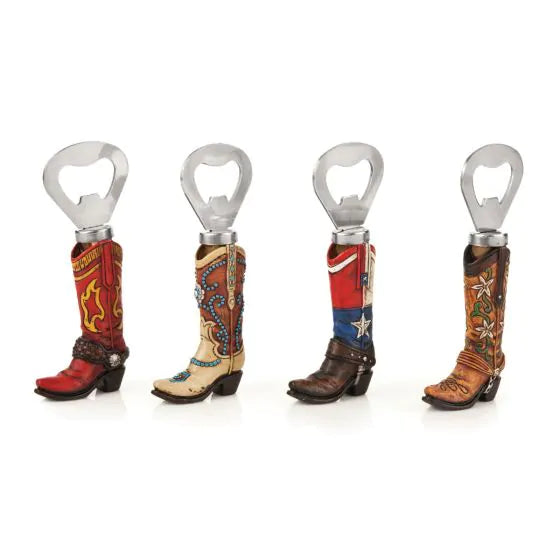 RODEO COWBOY BOOT BOTTLE OPENER