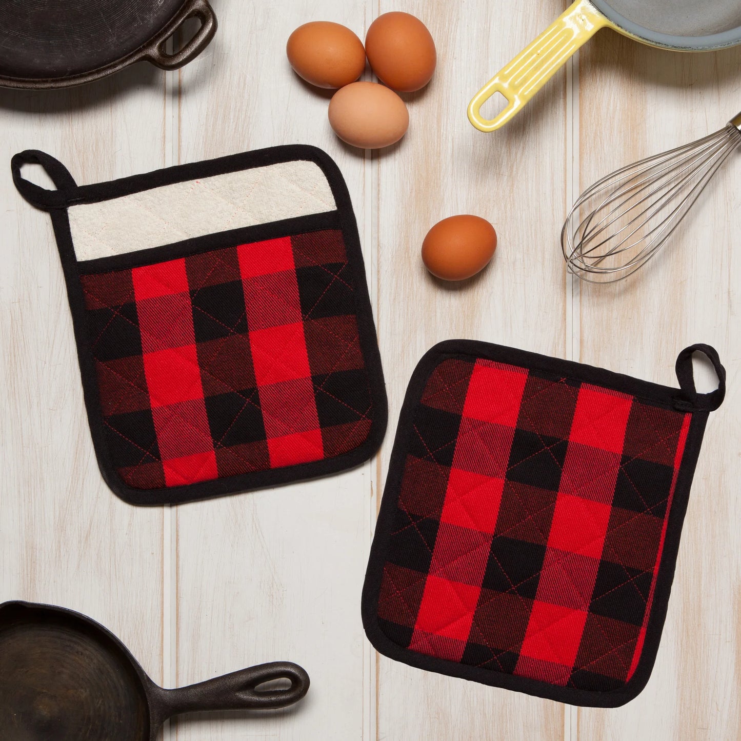 POT HOLDER MIT BUFFALO CHECK