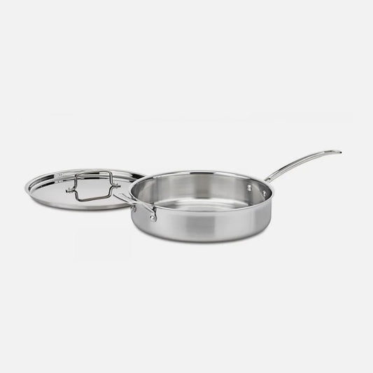 CUISINART MULTICLAD PRO SAUTE PAN W/LID 5.5 QT