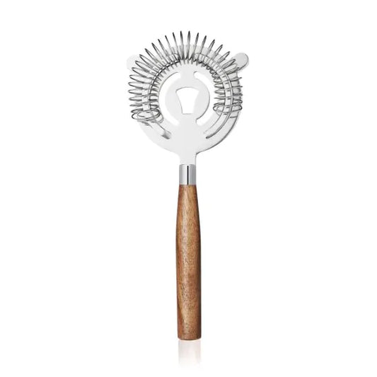 TRUE COCKTAIL STRAINER ACACIA HANDLE