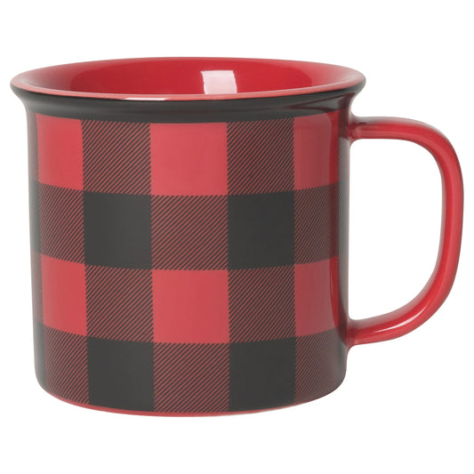 COFFEE MUG BUFFALO CHECK RED/BLK