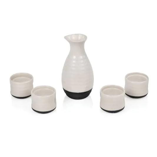 TRUE CERAMIC SAKE SET 5 PIECE