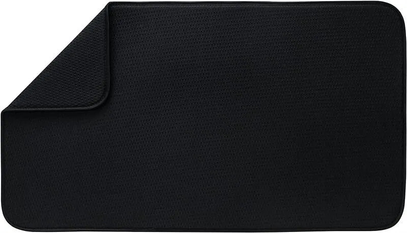 DISH DRY MAT JUMBO BLACK